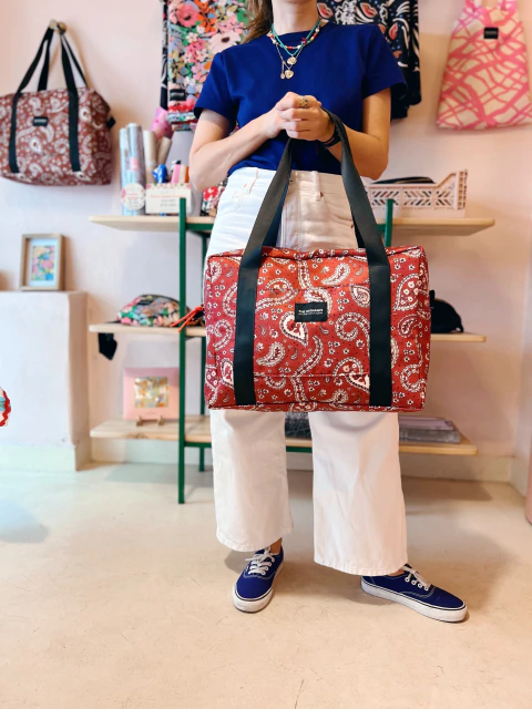 Bolso de viaje Paisley Bordeaux - comprar online