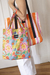 Totebag grande Stripes Naranja y Fucsia en internet