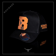 BONÉ LONGHORN TRUCK LHT 137 - "B" -ADESIVO DE BRINDE