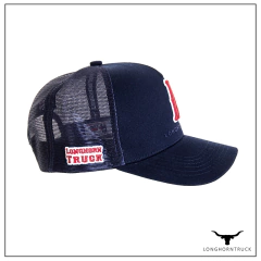 BONÉ LONHORN TRUCK MARINHO LHT 174 "U" - ADESIVO DE BRINDE na internet