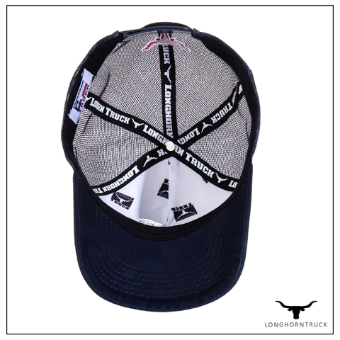 BONÉ LONHORN TRUCK MARINHO LHT 174 "U" - ADESIVO DE BRINDE