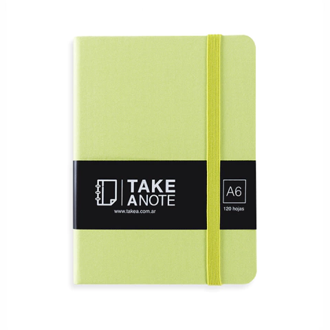 Libreta Lima A6 - Tapa dura - Hojas lisas y punteadas