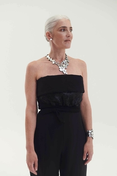 Collar Abstraction V Metallics - Plata - comprar online