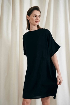 Vestido Oversize Negro en internet