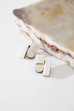 Aros Bauhaus Small Oro & Crudo en internet