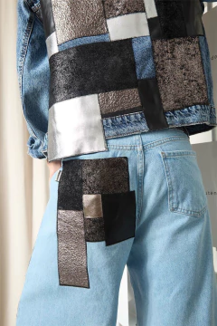 Jean Upcycling cuadrados - tienda online