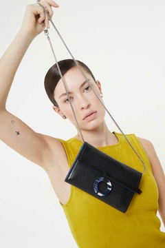 Mini cartera Mies Leather Bag- Negra (Billetera)