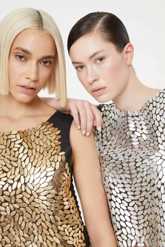 Chaleco de Cuero Emma - Gold - Pre Order - comprar online