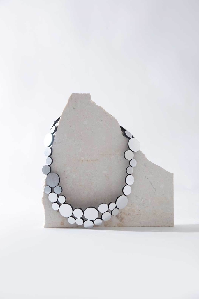 Collar Abstraction Small Metallics - Plata thumbnail 3