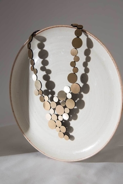 Collar Abstraction V Metallics - Oro