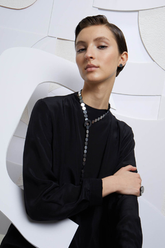 Collar Abstraction Y Silver - tienda online