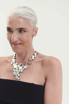 Imagen de Collar Abstraction V Metallics - Plata