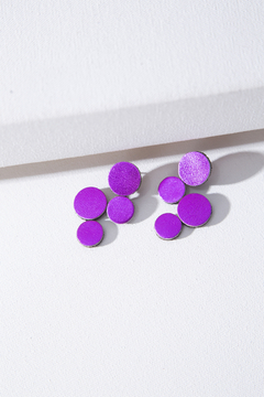 Aros Abstraction Cuero Small - Fucsia en internet