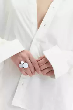 Anillo Abstraction 3 Circles - Iskin Sisters