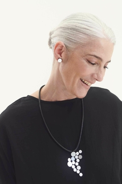 Collar Colgante Abstraction - Plata en internet