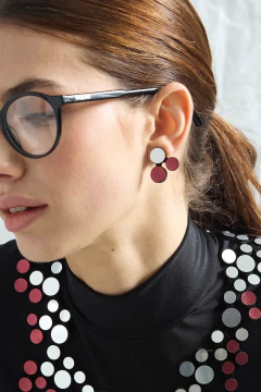 Aros Abstraction - Plata & Burgundy en internet