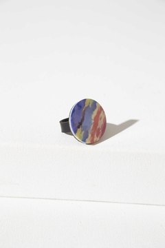 Anillo Frame Circle Sky - Pink