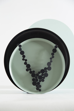 Collar Abstraction V Metallics - Negro - comprar online