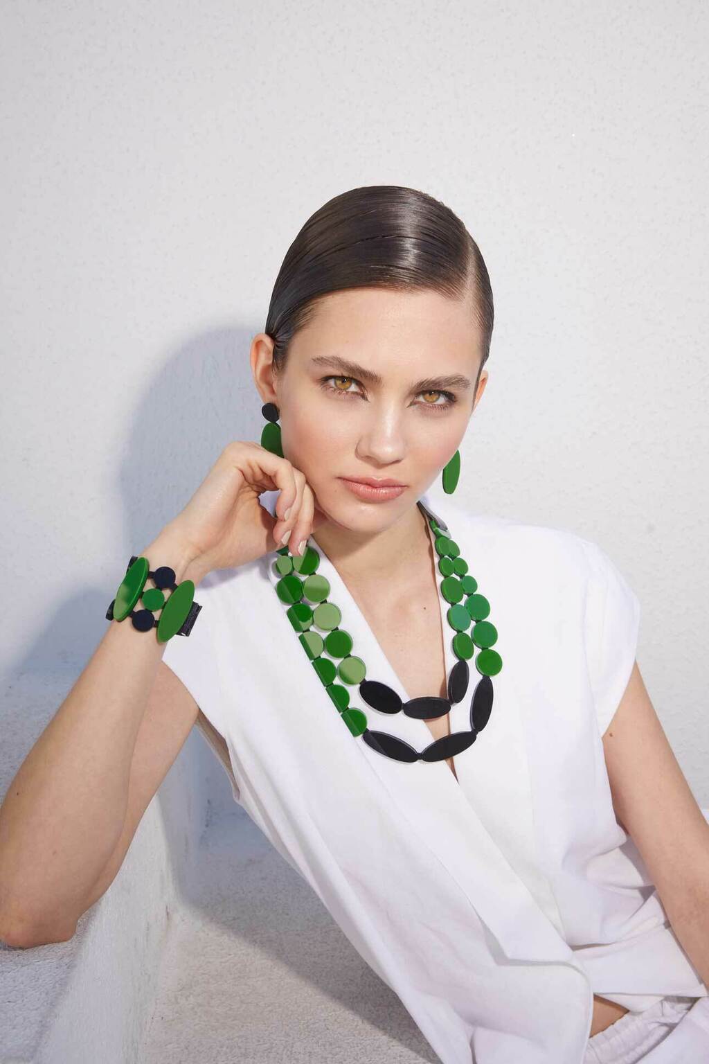 Collar Iris - Plata, Negro & Oro - (Copia) thumbnail 3
