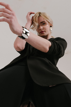 Brazalete Iris - Plata/Oro/Negro