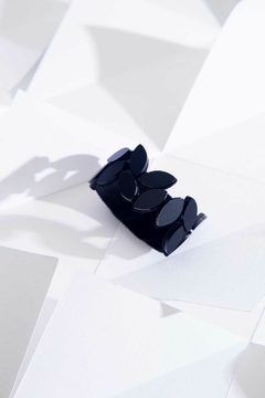 Brazalete Kate Leaves Small - Negro - comprar online