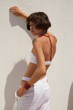 Collar Kate Leaves Y - Rojo - tienda online