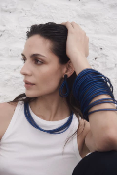 Collar Life Round - Azul - Iskin Sisters