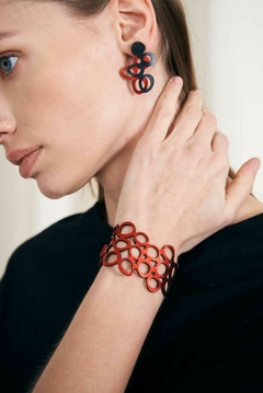 Brazalete Lightplay One Layer - Rojo - Iskin Sisters