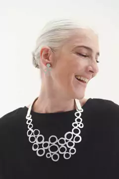 Collar Lightplay One Layer - Plata