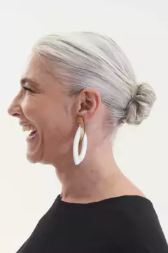 Aros Miss Link - Oro / Crudo - Iskin Sisters