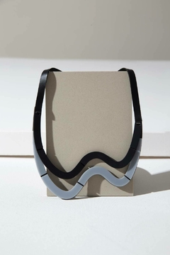 Collar Mies Wave Double Short - Negro / Gris - comprar online