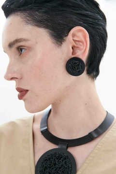 Aros Mies Circle - Black Rubber