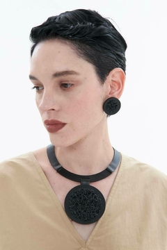 Collar Mies - Black Rubber - comprar online