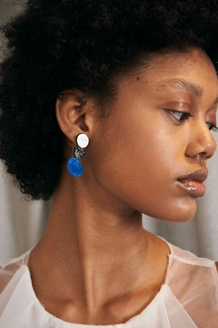 Aros Organic Reflection - Plata/Peltre/Azul