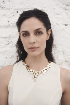 Collar Organic Reflections V Double Layer - Oro - Iskin Sisters