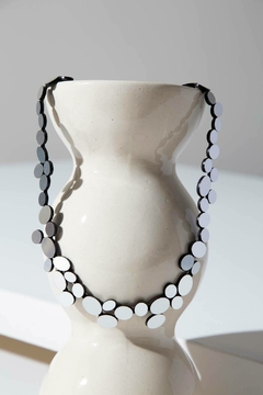 Collar Organic Reflections Round - Plata