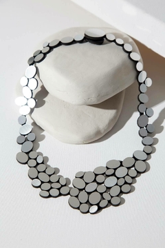 Collar Organic Reflections Large - Plata - comprar online