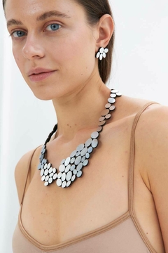 Collar Organic Reflections Large - Plata en internet