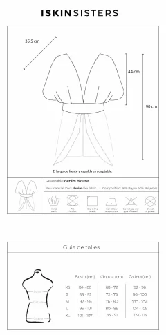 Imagen de Blusa Denim Reversible