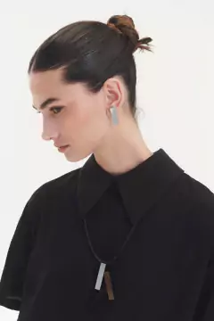 Aros Ray Rectangle - Plata - Iskin Sisters