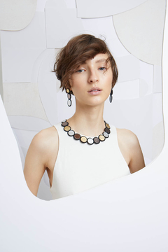 Collar Rainbow Metallics - de Cuero y Gamuza en internet