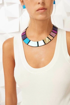 Collar Rainbow Round - Rainbow - tienda online