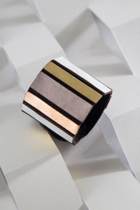 Brazalete Rainbow Round -Metallics