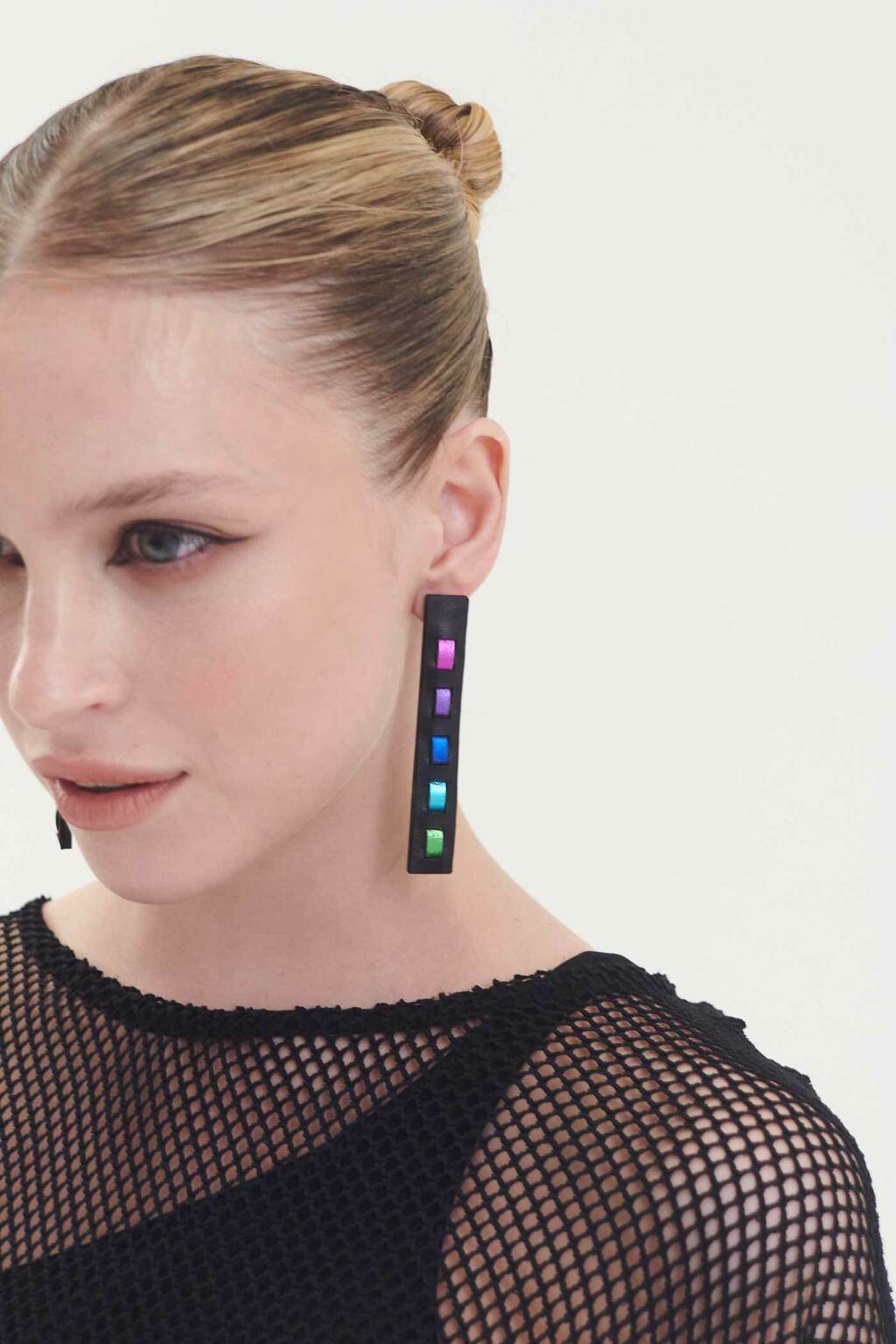 Aros Rainbow Threads - Negro + Rainbow thumbnail 3