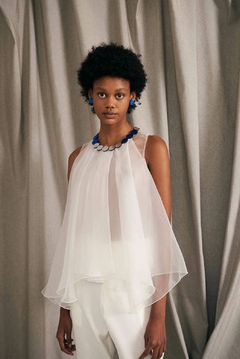 Collar Sarah´s Dream Circle - Plata/Peltre/Azul - comprar online