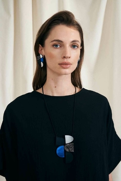 Aros Sophie's Vision - Plata/Negro/ Peltre/Azul en internet