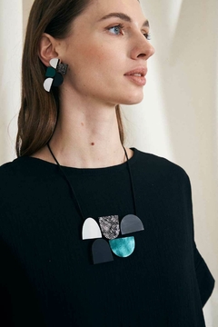 Aros Sophie's Vision - Plata/Negro/ Peltre/Verde en internet