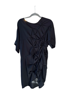 Vestido Oversize Negro - Upcycled - comprar online