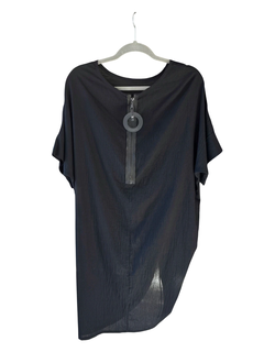 Vestido Oversize Negro - Upcycled - tienda online