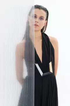 Collar Tube U - Plata/Oro/Negro - Iskin Sisters